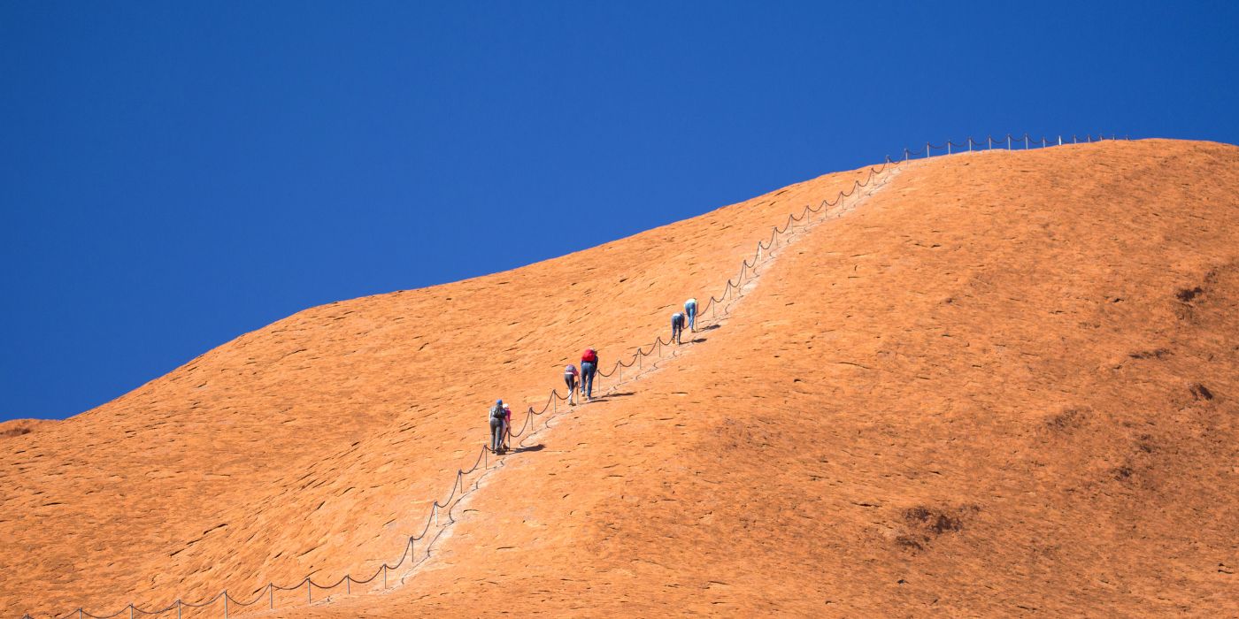 Penjanje na Uluru, Australia