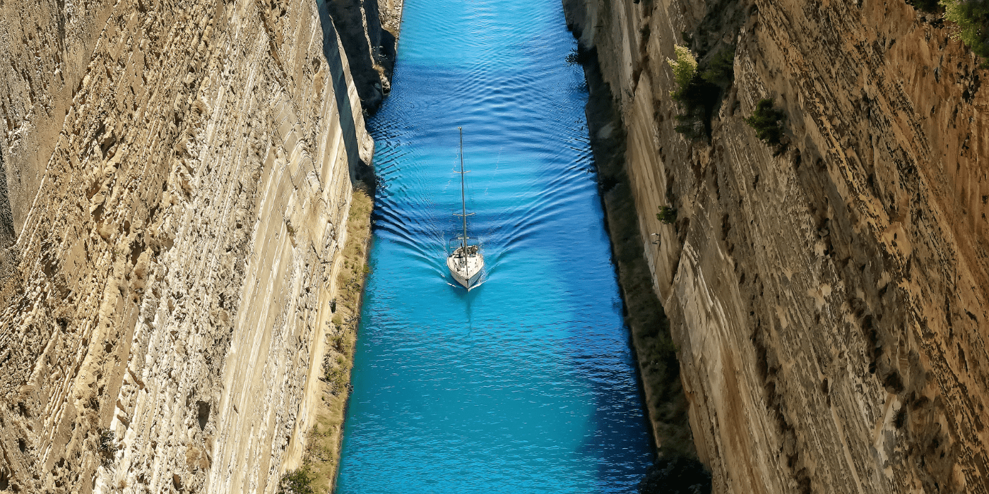 Korintski kanal, Grčka