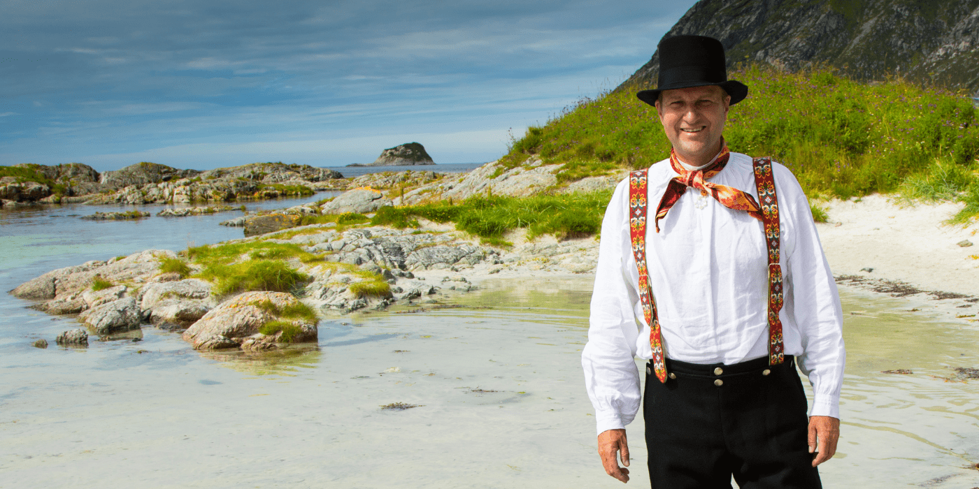 Narodna nošnja u Bergenu, Norveška