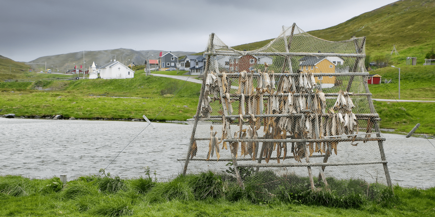 Stalak za sušenje ribe, Mageroya, Norveška