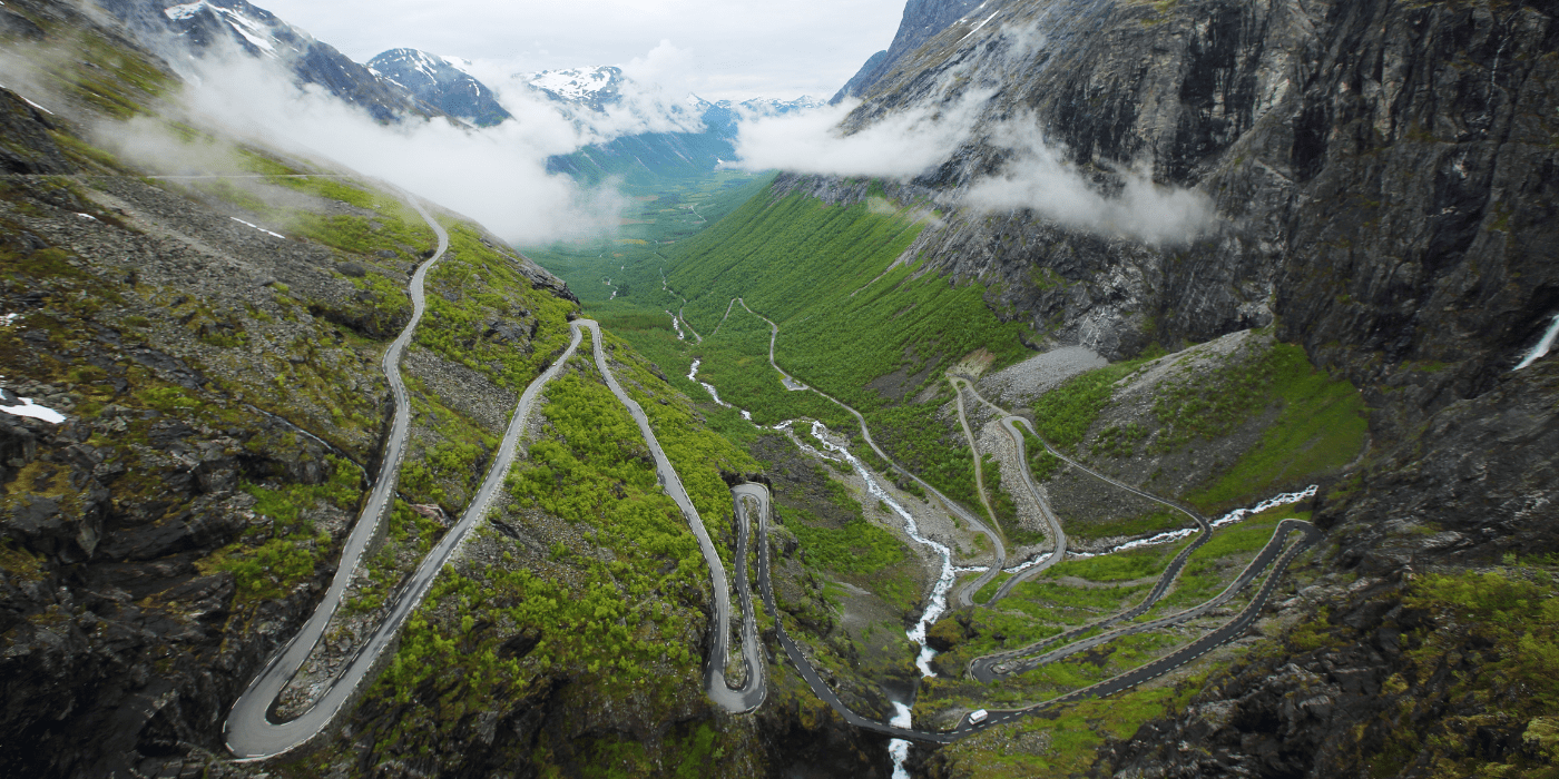 Trolska cesta, Norveška