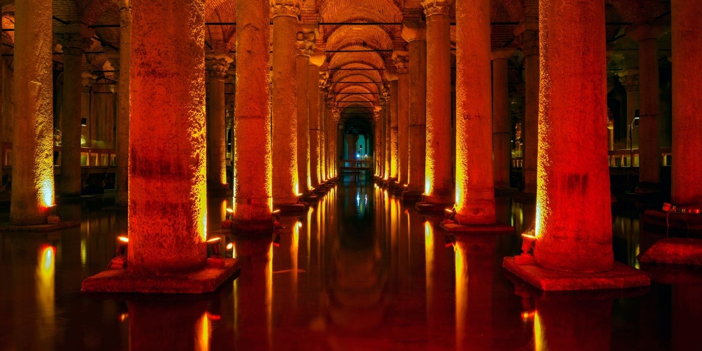 Cisterna Yerebatan, Istanbul, Turska