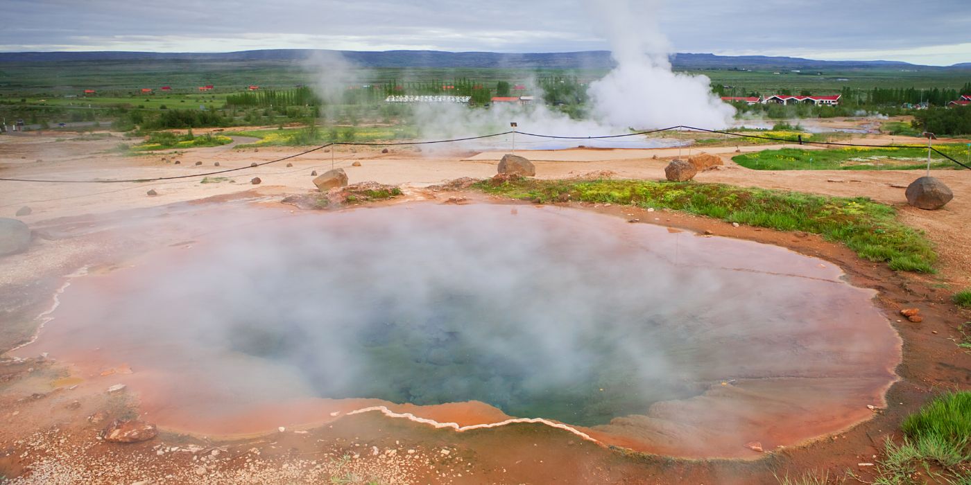 Gejzir Strokkur, Island