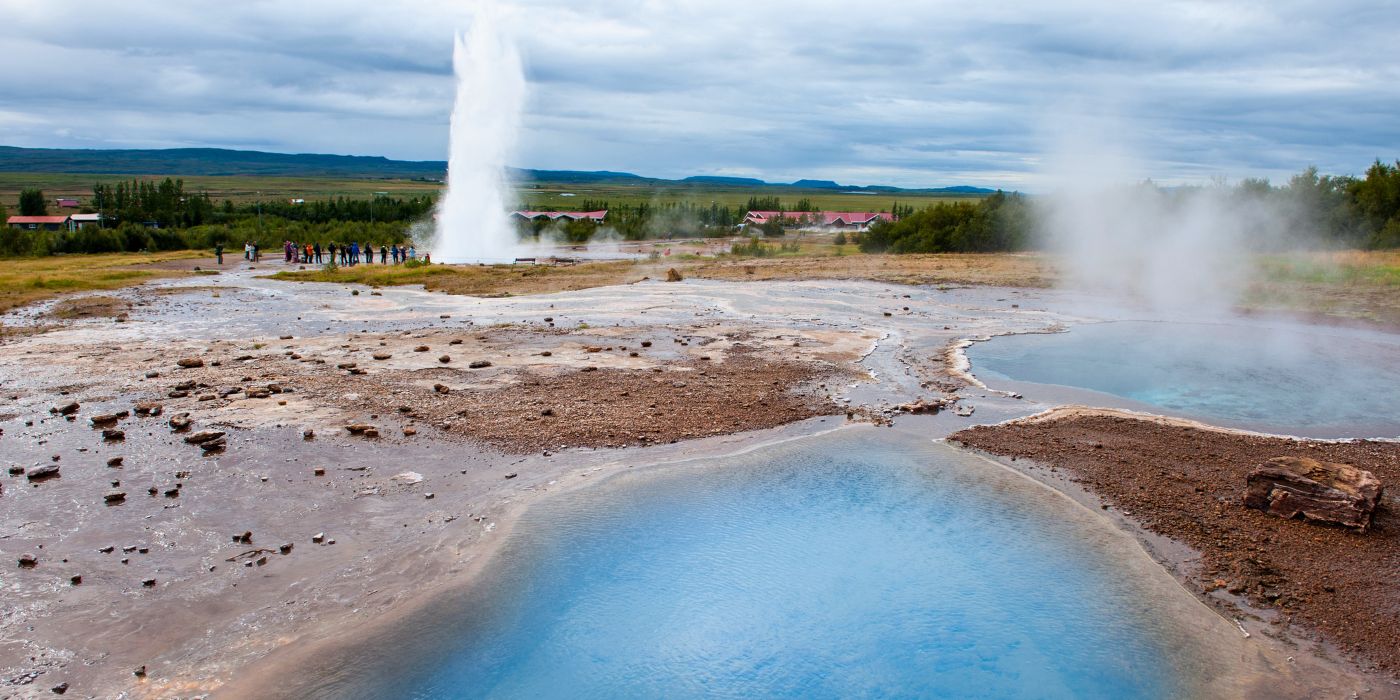Gejzir Strokkur, Island