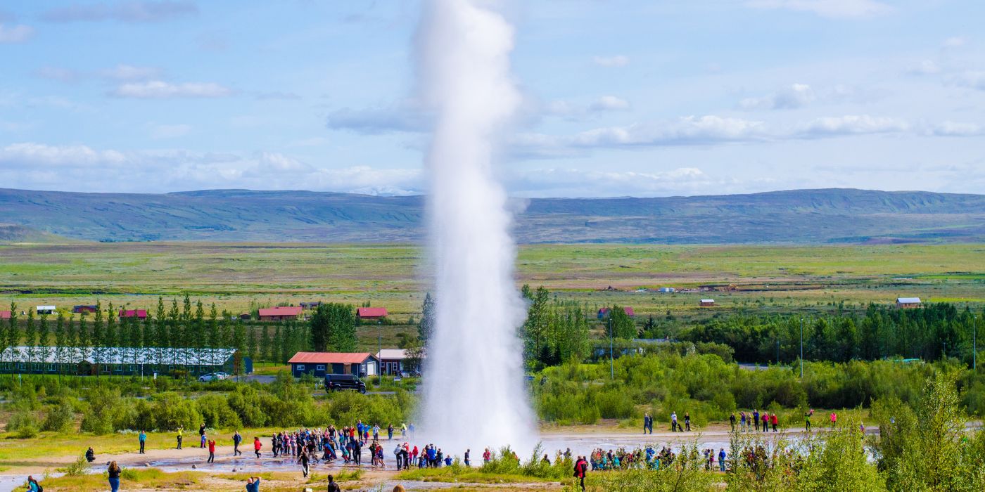 Gejzir Strokkur, Island