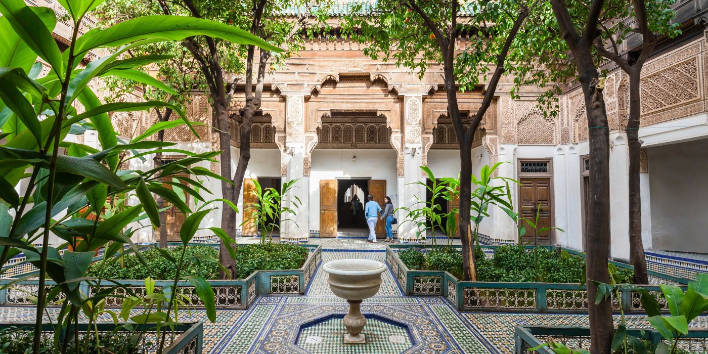 Palača Bahia, Marrakech, Maroko