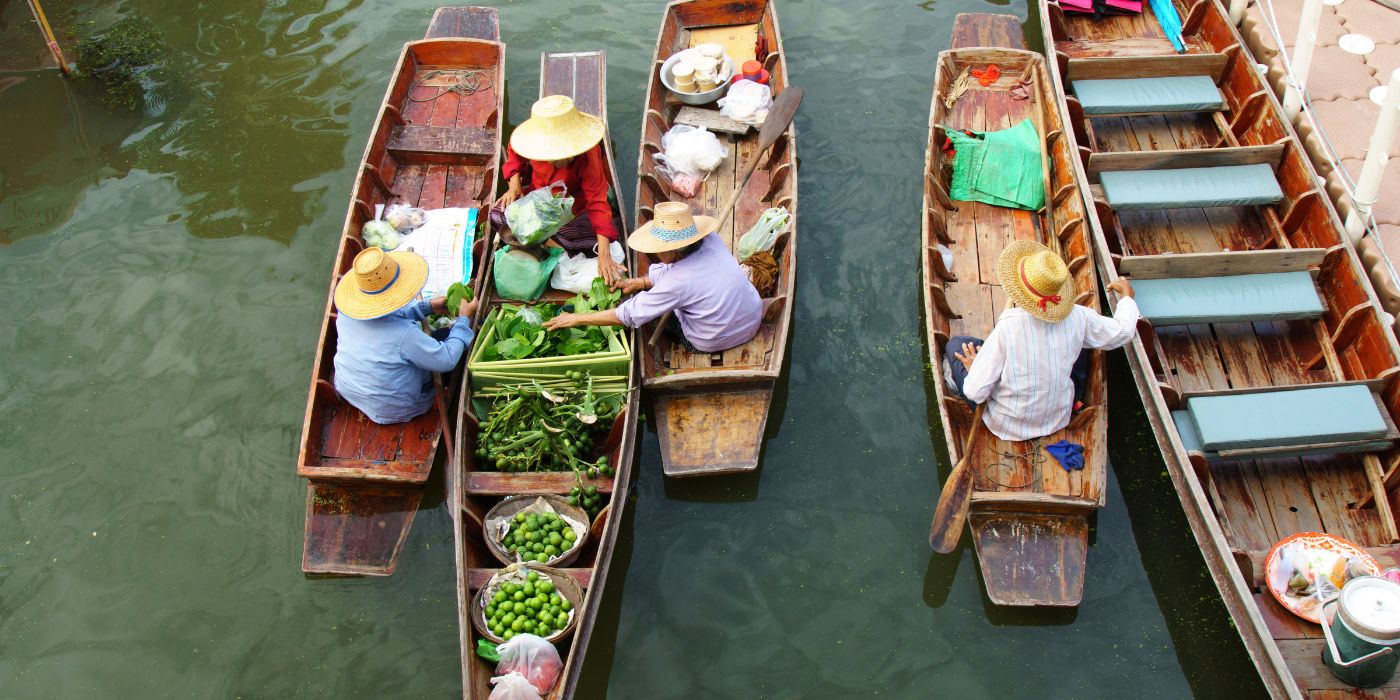 Plutajuća tržnica, Bangkok, Tajland
