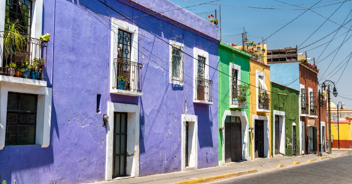 Tradicionalne kuće u Choluli, Meksiko